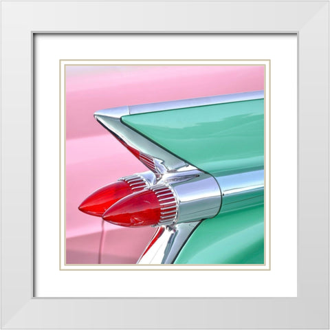 Fleetwood White Modern Wood Framed Art Print with Double Matting by Vargas, Carlos