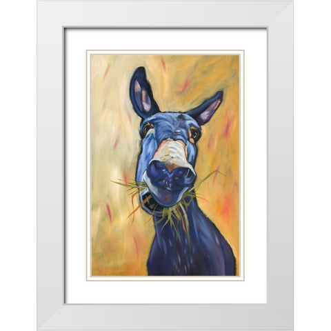 Jackson White Modern Wood Framed Art Print with Double Matting by Wronski, Kathryn