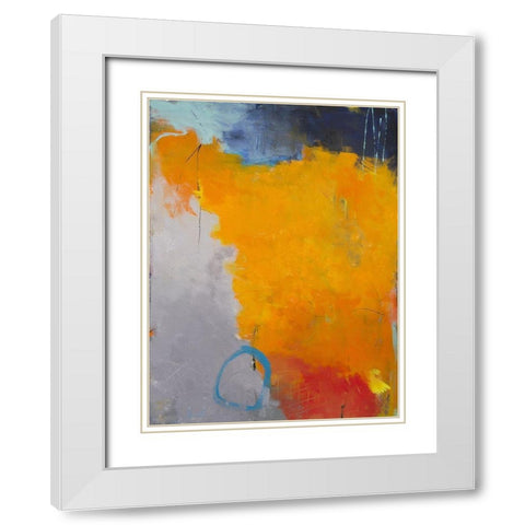 Secrets White Modern Wood Framed Art Print with Double Matting by Wakefield, Martha