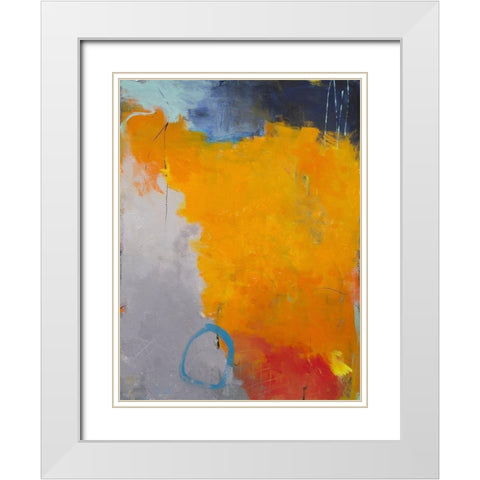 Secrets White Modern Wood Framed Art Print with Double Matting by Wakefield, Martha