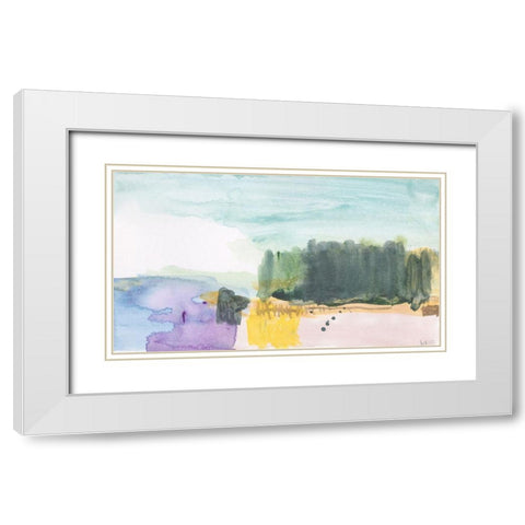 The Cloud that Took the Form White Modern Wood Framed Art Print with Double Matting by Weiss, Jan