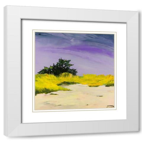 Ever Changing White Modern Wood Framed Art Print with Double Matting by Wakefield, Martha