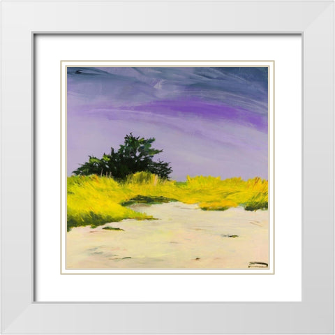 Ever Changing White Modern Wood Framed Art Print with Double Matting by Wakefield, Martha