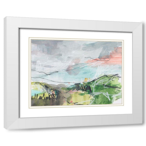 Ancient Dramatist White Modern Wood Framed Art Print with Double Matting by Weiss, Jan