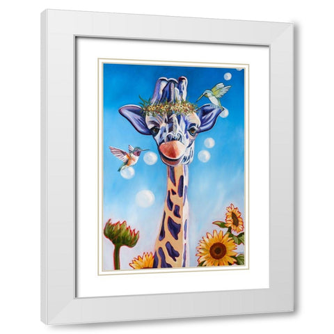 Friends In High Places White Modern Wood Framed Art Print with Double Matting by Wronski, Kathryn