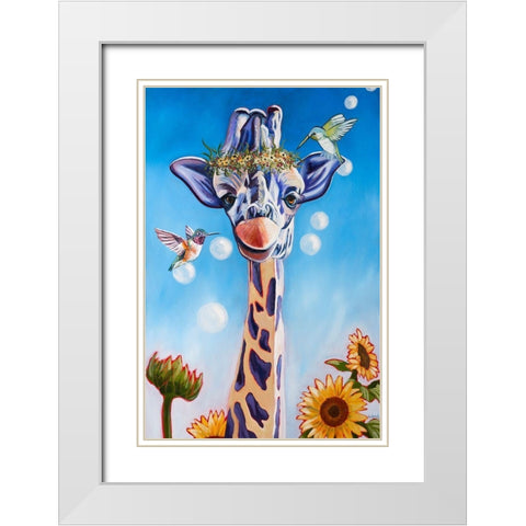 Friends In High Places White Modern Wood Framed Art Print with Double Matting by Wronski, Kathryn