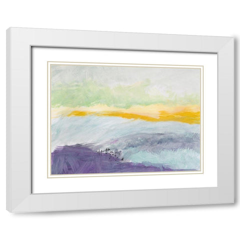 Wine Country White Modern Wood Framed Art Print with Double Matting by Weiss, Jan