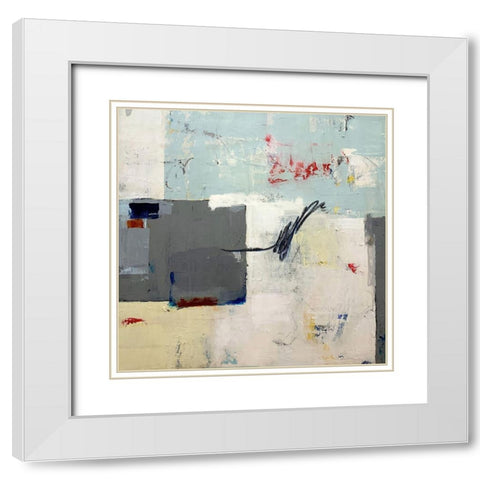 Enduring Spirit White Modern Wood Framed Art Print with Double Matting by Weaverling, Julie