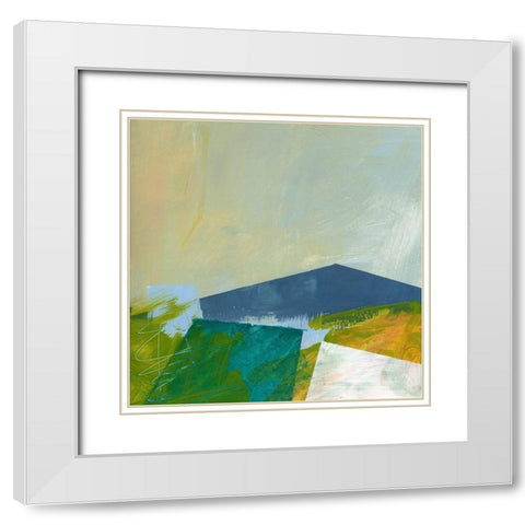 Vaguely Familiar White Modern Wood Framed Art Print with Double Matting by Weiss, Jan