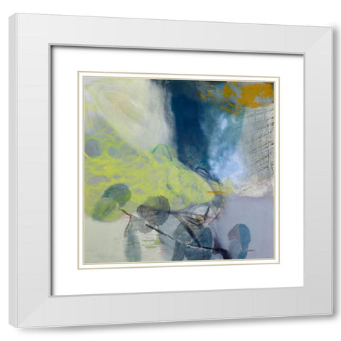 Clearing Space White Modern Wood Framed Art Print with Double Matting by Walther, Jayne