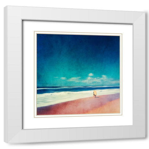 Summer Days No. 2 White Modern Wood Framed Art Print with Double Matting by Wustenhagen, Dirk