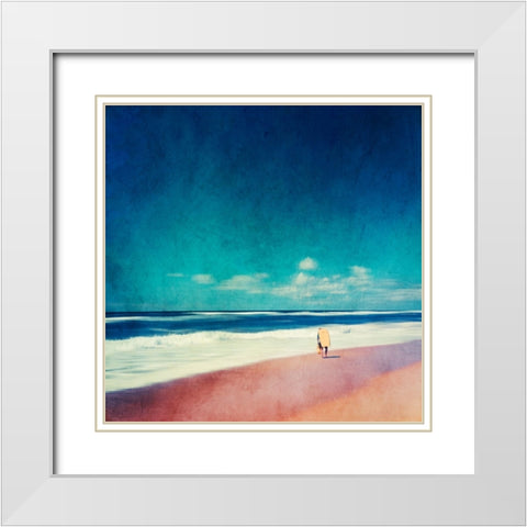 Summer Days No. 2 White Modern Wood Framed Art Print with Double Matting by Wustenhagen, Dirk