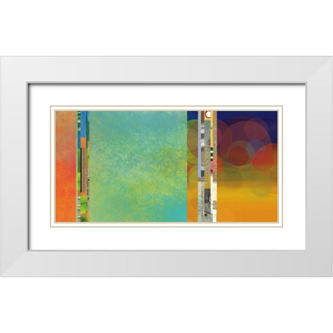 Nighttime One White Modern Wood Framed Art Print with Double Matting by Weiss, Jan