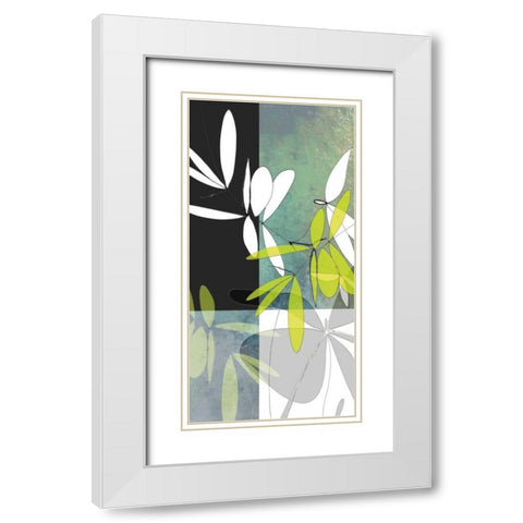 Dusk White Modern Wood Framed Art Print with Double Matting by Weiss, Jan