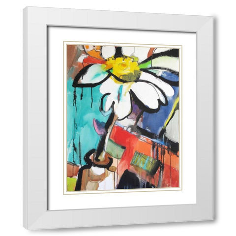 Kitchen Windowsill White Modern Wood Framed Art Print with Double Matting by Weil, Emily
