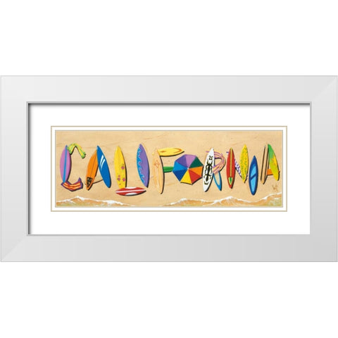 California White Modern Wood Framed Art Print with Double Matting by Westmoreland, Scott