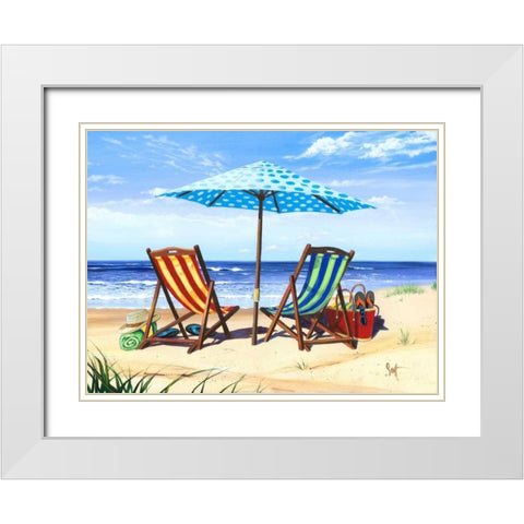 Made in the Shade White Modern Wood Framed Art Print with Double Matting by Westmoreland, Scott