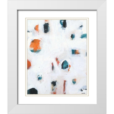 Outside Over There 2 White Modern Wood Framed Art Print with Double Matting by Weiss, Jan