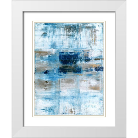 Heaven White Modern Wood Framed Art Print with Double Matting by Weaverling, Julie