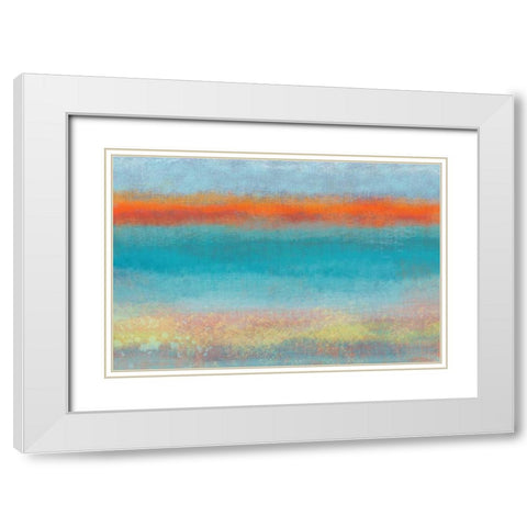 Country Sky 1 White Modern Wood Framed Art Print with Double Matting by Weiss, Jan