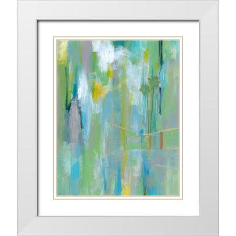 Desert Living 3 White Modern Wood Framed Art Print with Double Matting by Weiss, Jan