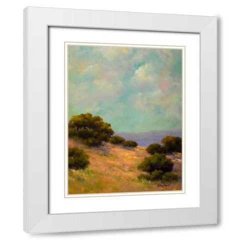 Spring Hill White Modern Wood Framed Art Print with Double Matting by Weil, Alice