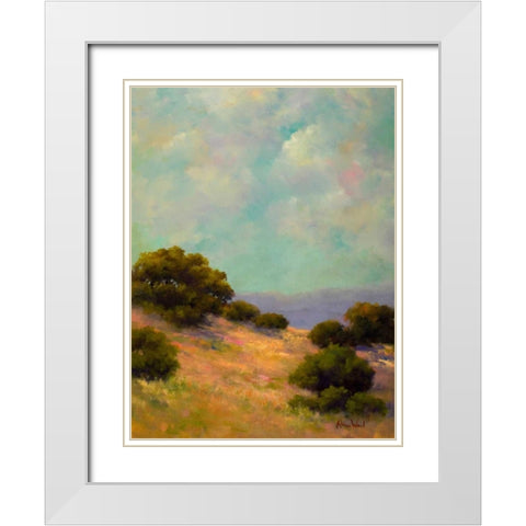 Spring Hill White Modern Wood Framed Art Print with Double Matting by Weil, Alice