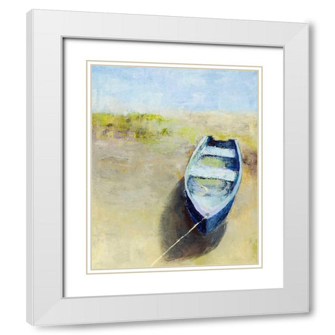Low Tide White Modern Wood Framed Art Print with Double Matting by Wakefield, Martha