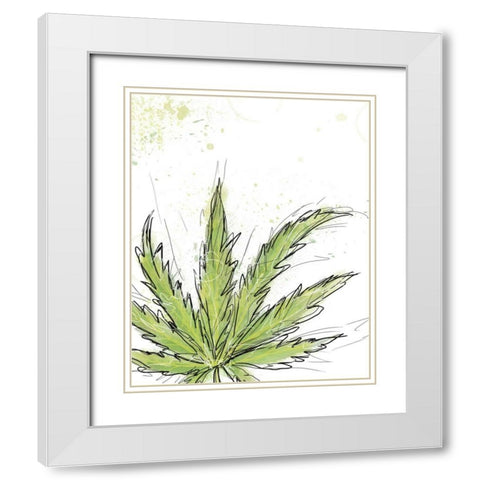 Train Wreck White Modern Wood Framed Art Print with Double Matting by Weiss, Jan