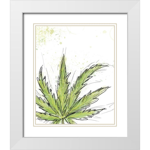 Train Wreck White Modern Wood Framed Art Print with Double Matting by Weiss, Jan