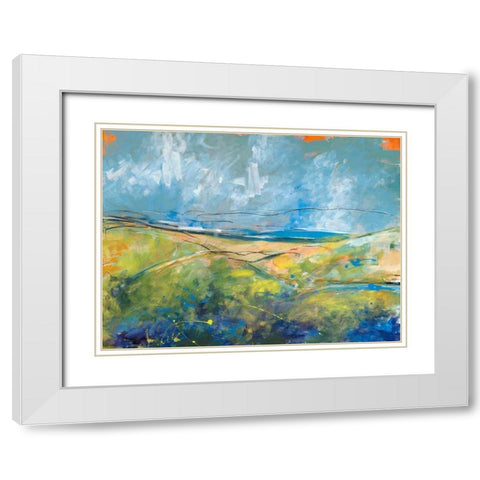 Early Springs Days White Modern Wood Framed Art Print with Double Matting by Weiss, Jan