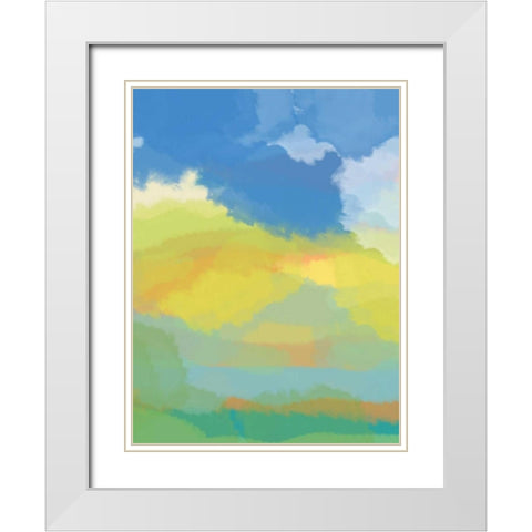 Break in the Weather White Modern Wood Framed Art Print with Double Matting by Weiss, Jan