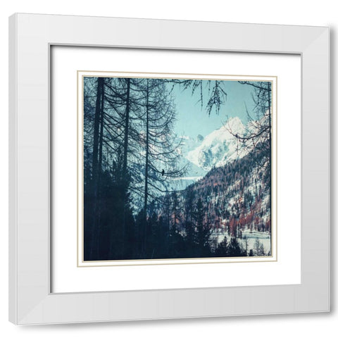 Please Come Back White Modern Wood Framed Art Print with Double Matting by Wuestenhagen, Dirk