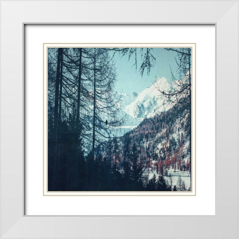 Please Come Back White Modern Wood Framed Art Print with Double Matting by Wuestenhagen, Dirk