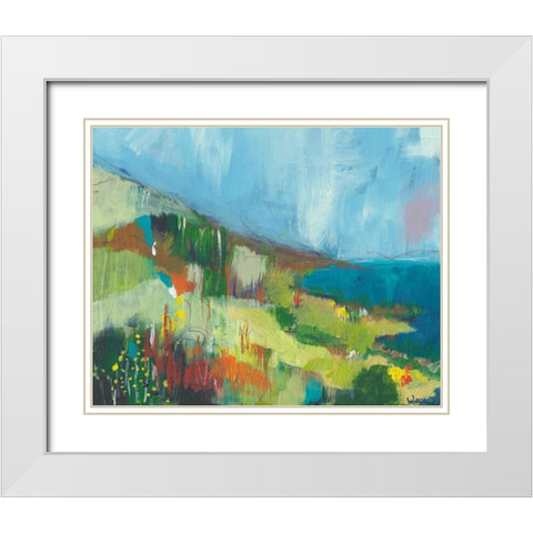 Pacific Coast White Modern Wood Framed Art Print with Double Matting by Weiss, Jan