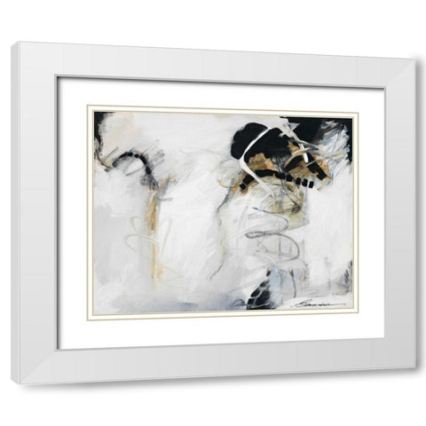Against All Odds White Modern Wood Framed Art Print with Double Matting by Wild, Beau