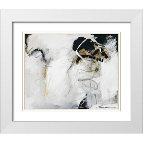 Against All Odds White Modern Wood Framed Art Print with Double Matting by Wild, Beau