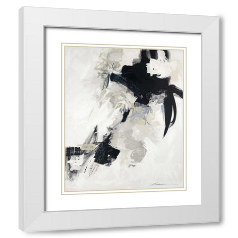 Puffs and Gusts White Modern Wood Framed Art Print with Double Matting by Wild, Beau