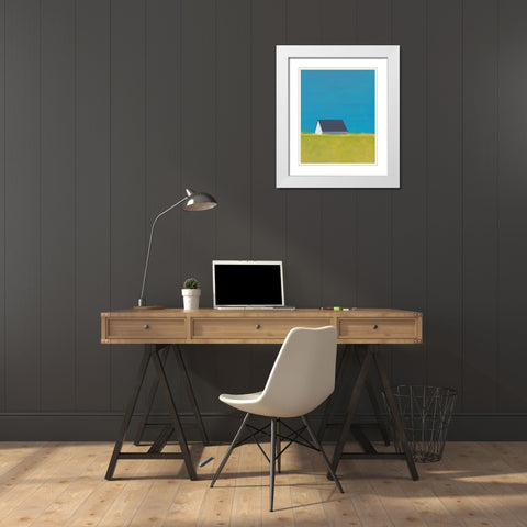 Its a Farmhouse White Modern Wood Framed Art Print with Double Matting by Weiss, Jan