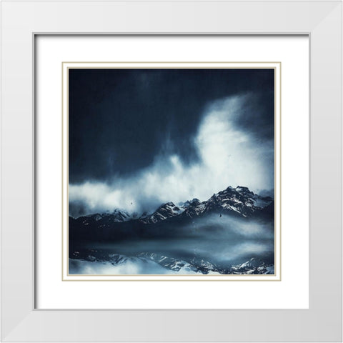 Everlasting White Modern Wood Framed Art Print with Double Matting by Wuestenhagen, Dirk
