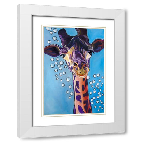 Big Heart White Modern Wood Framed Art Print with Double Matting by Wronski, Kathryn