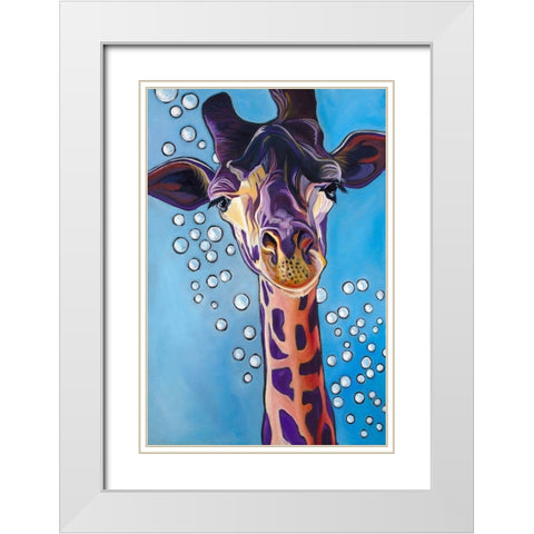 Big Heart White Modern Wood Framed Art Print with Double Matting by Wronski, Kathryn