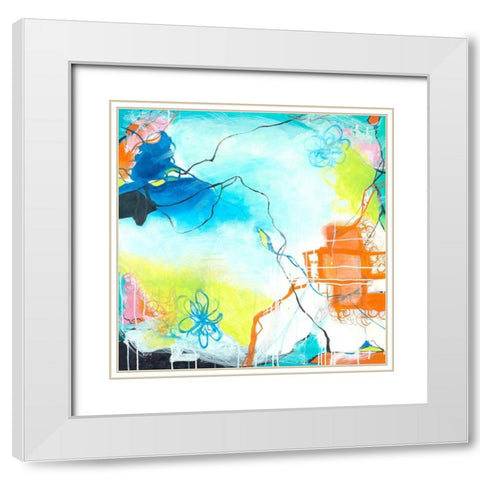 The Dreaming White Modern Wood Framed Art Print with Double Matting by Zivoin, Romeo