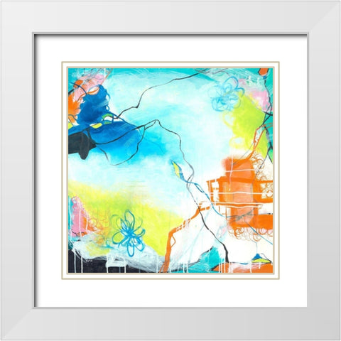 The Dreaming White Modern Wood Framed Art Print with Double Matting by Zivoin, Romeo