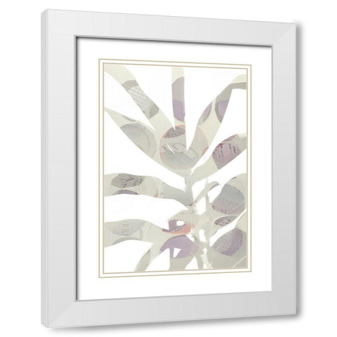 Inspired By Nature No. 1 White Modern Wood Framed Art Print with Double Matting by Zinna, Lisa