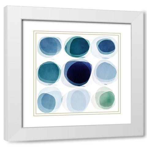 Stands Out In A Crowd White Modern Wood Framed Art Print with Double Matting by Zinna, Lisa