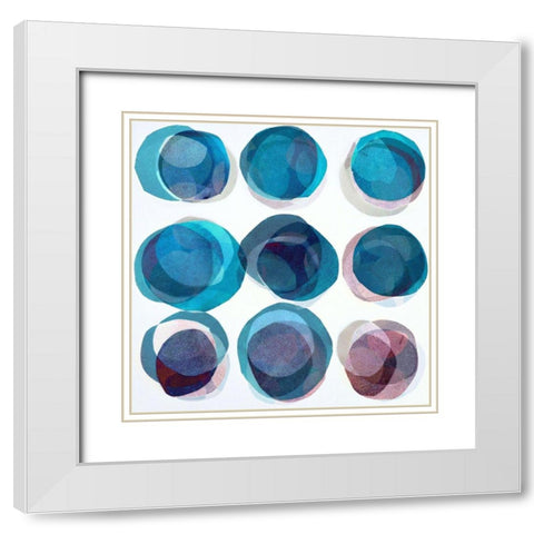 Fearless White Modern Wood Framed Art Print with Double Matting by Zinna, Lisa