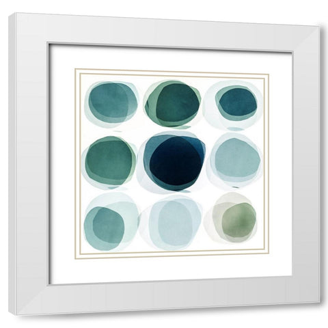 Its All About Me White Modern Wood Framed Art Print with Double Matting by Zinna, Lisa