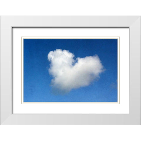 Love is in the Air White Modern Wood Framed Art Print with Double Matting by Peck, Gail