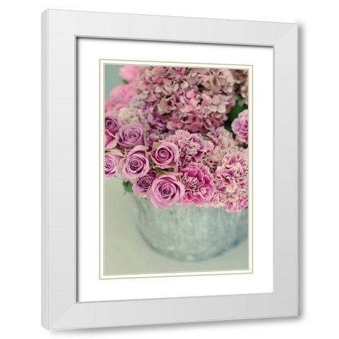 Full of Beauty White Modern Wood Framed Art Print with Double Matting by Gardner, Sarah